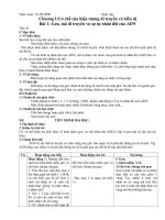 GIÁO ÁN SINH 12 NÂNG CAO 4 CỘT