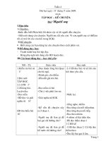 Giáo án lớp3 tuần 4 theo chuânKTKN