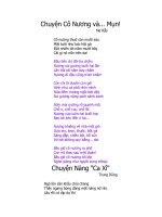 CHUYỆN CÔ NƯƠNG VÀ MỤN