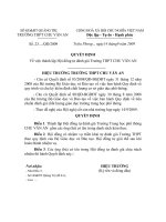 QĐ THÀNH LẬP HĐ TỰ ĐÁNH GIÁ TRƯỜNG