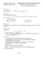 đề thi khảo sát 11