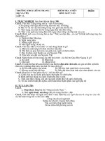 KIỂM TRA 1 TIẾT-TUẦN 11