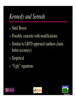 Giải thích hệ số PBN - Kennedy and Sennah