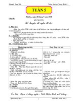 Giáo án lớp 4+5 CKTKN (Tuần 5)