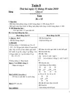 Giao an lop 2- Tuan 8(CKT)