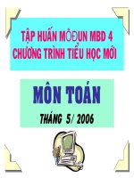 PP DH Toán lớp 4