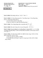 ĐỀ THI HK I LỚP 11 (CO ĐÁP ÁN)