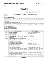 Giáo án lớp 4(Tuần 6)