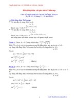 BĐT với góc nhìn Trebưsep