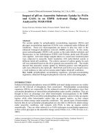 Impact of pH on Anaerobic Substrate Uptake by PAOs and GAOs in an EBPR Activated Sludge Process Analyzed by MAR-FISH 
