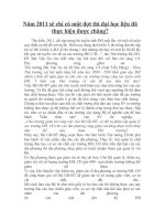 BÀN VỀ KỲ THI ĐẠI HỌC TG TỚI