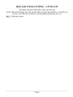 Bài tập chương I Đại 9