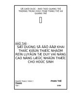 SK KINH NGHIỆM - SINH HỌC 10