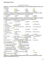 Ôn thi TNPT Bài luyện tập 2