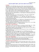 CHUẨN KIẾN THỨC KỸ NĂNG TOÁN 2