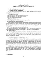 Kế hoạch PCGDTH năm 2010-2011