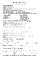 ĐỀ THI HKI Toán 8. năm 08-09
