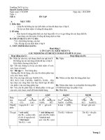 Giáo án HOÁ 9( T1-T14) 09-10