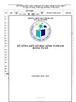 Theo dõi quản sinh hàng tuần