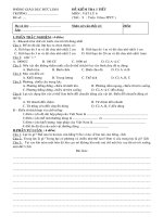 DE KIEM TRA 1 TIET LY 6