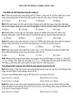 Sóng cơ và giao thoa sóng cơ