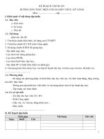 ke hoach thực hiện chuẩn kiến thức CN