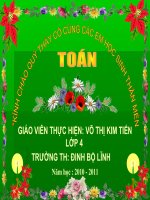 TOÃN 4: TÌM HAI SỐ KHI BIẾT HIỆU VÀ TỈ