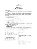 giáo án lớp 4- (tuần 3) đã chỉnh sửa