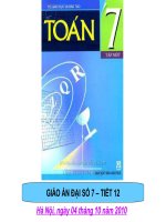 LUYỆN TẬP TC CỦA DÃY TSBN