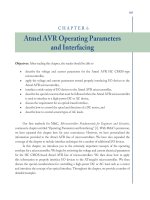 Atmel AVR Operating Parameters and Interfacing