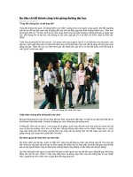 BÍ QUYẾT THÀNH CÔNG TRÊN GIẢNG ĐƯỜNG ĐẠI HỌC