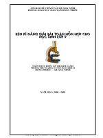 RÈN KĨ NĂNG GIẢI BÀI TOÁN HỖN HỢP CHO HỌC SINH LỚP 9