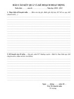 Bao cao KH hang tuan