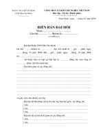 Biên bản đại hội