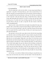 Nghiên cứu hoạt động kinh doanh dịch vụ kho vận tại công ty TNHH MTV cảng chân mây 