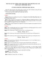 PHẦN II:LẬP QUY TRÌNH  MỘT SỐ BÀI HỌC SINH THƯỜNG MẮC LỖI TRONG QUÁ TRÌNH HỌC HOÁ 8