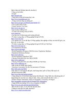 mot so trang wed huu ich cho nghien cuu Dia ly