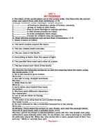 Bt unit 1 tiếng anh 8