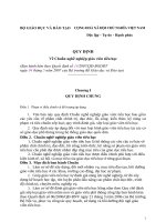 Chuẩn giáo viên tiểu học