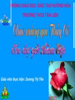 Tiet 13: DIEN NĂNG - CONG CUA DONG DIEN