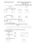 ĐỀ KTCL ĐẦU NĂM 09-10