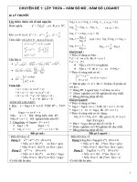 Mũ - Logarit - PT Mũ - PT Logarit (nhiều)