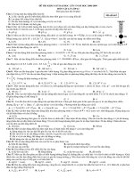 Khảo sát đại học dao động cơ