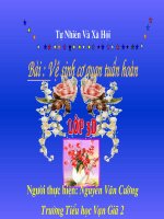 VỆ SINH CƠ QUAN TUẦN HOÀN