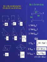 Hình học 8: Diện tích đa giác
