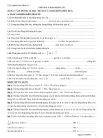 Dạng 1: Xác định các đặc trưng của dddh