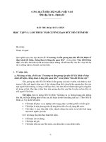 Bai Thu hoach tu tuong HCM