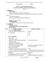 Giáo Án Anh 9 tiết 4