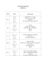GA LỚP 3 TUẦN 22