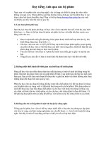 Dạy Tiếng Anh qua các bộ phim